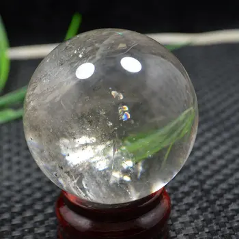 

Natural Rainbow Crystal Ball Ornament White Crystal Ball