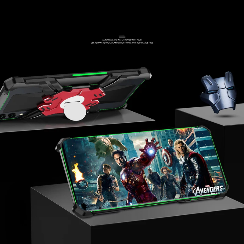 Для Xiaomi mi Black Shark Hero BlackShark 2 Чехол Ультра светильник металлический алюминиевый каркас чехол с героем для Xiaomi mi 9 mi 8 Exploer чехол