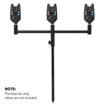 

1PCS / 2PCS Carp Fishing Rod Pod Buzz Bar Rest Fishing Rod Holder for 2 Bite Alarms Length 26cm 36cm fishing tackle tool