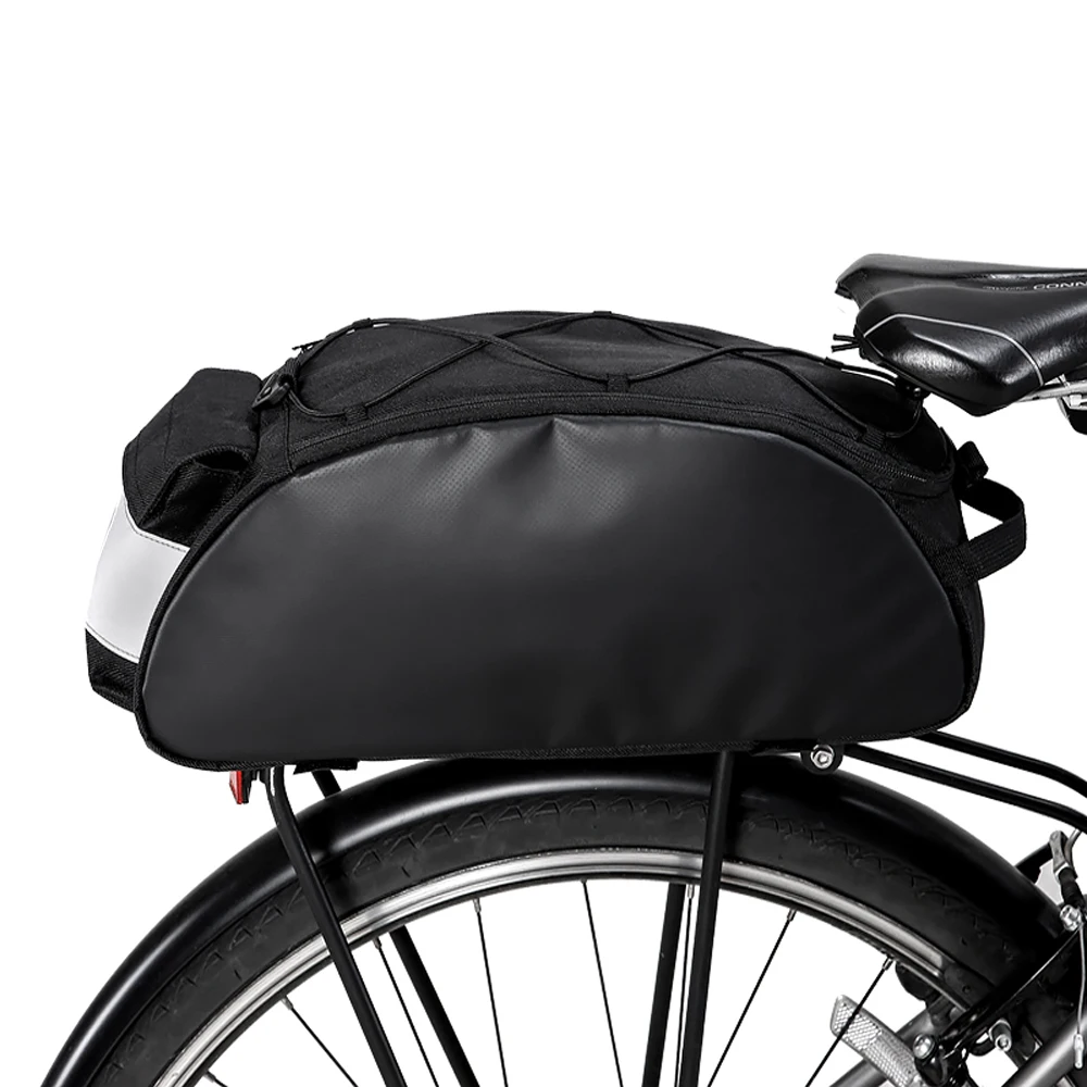 Discount Bike Bag 10L Multifunctional Bicycle Rear Seat Bag Outdoor Trunk Bag Handbag Rear Bike Panniers Mountain ciclismo 9