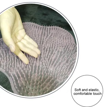 

Newly Shower Foot Back Massager Mat Scrubber Cleaner Bathroom Non Slip Cushion with Suction Cup MK
