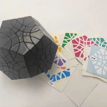CubeIn & AJ Bombax Ceiba 4x4 Curvy dinificx Cube Stickerless /Black Cubo Magico Cube giocattolo educativo Idea regalo