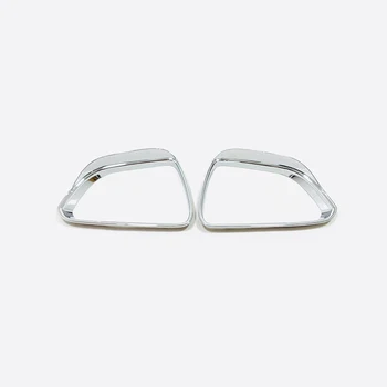 

For Tesla Model3 Model 3 2017 2018 2019 2020 ABS Chrome Car side door rearview mirror block rain eyebrow Trim Cover Car Sticker