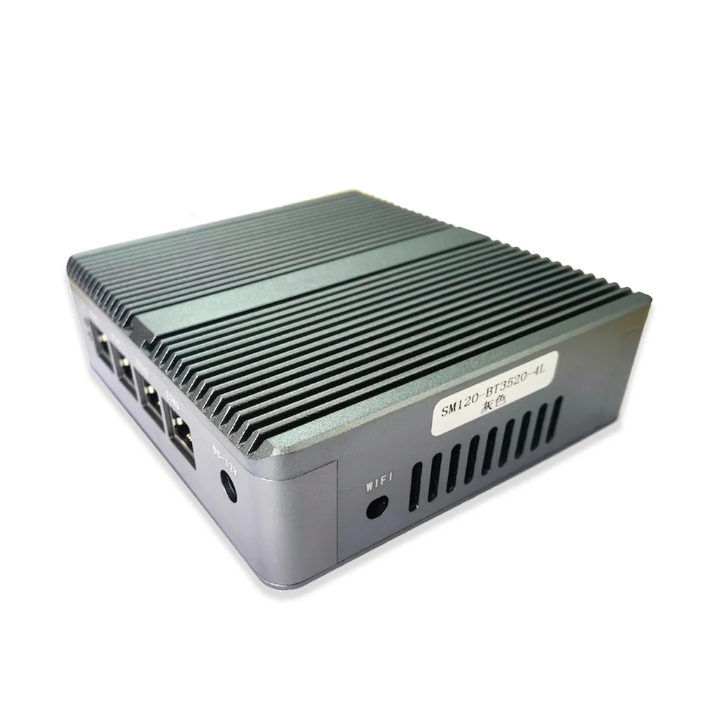 E3825 PfSense Mini Router Server with 4 I211 LAN, HDD/SSD Support, Linux, HD VGA Dual Display, Fanless Desktop Computer. Description Image.This Product Can Be Found With The Tag Names Barebone Mini PC, Computer Office, Mini router server