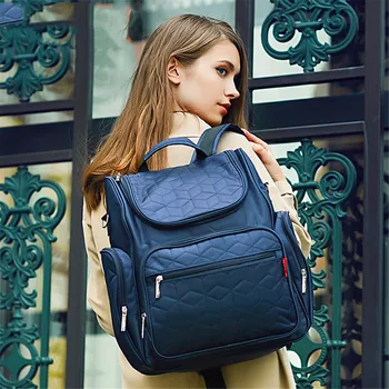 

Fashion Nappy Backpack Bag Mummy Large Capacity Bag Mom Baby Multi-function Waterproof Outdoor Travel Diaper Bags For Baby Care