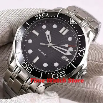 

Bliger 41mm Automatic Men‘s Wristwatch Miyota 8215 Movement Date Display No Logo Sapphire Glass Luminous Ceramic Bezel Insert