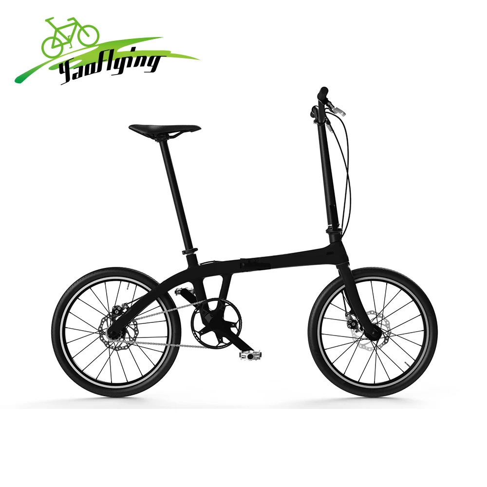 Telaio/forcella per bici pieghevole in carbonio da 20 \