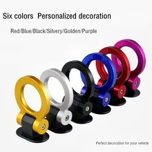 

New Universal Car Styling Trailer Hook Sticker Decoration For Car Rear Front Trailer Racing Ring Vehicle Towing Hook Accessories