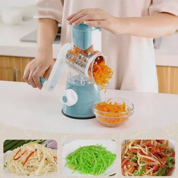 

Hot New Multifunction Chopper Manual Rotating Grater Vegetable Fruit Cutter Kitchen Gadgets Tools