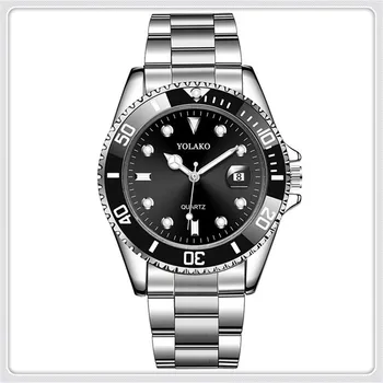 

1pcs Quartz Clock Men Stainless Steel Business Watches Sport Watch for SUZUKI DL650 V-STROM DR 650 S SE SV650 S GSXR1000