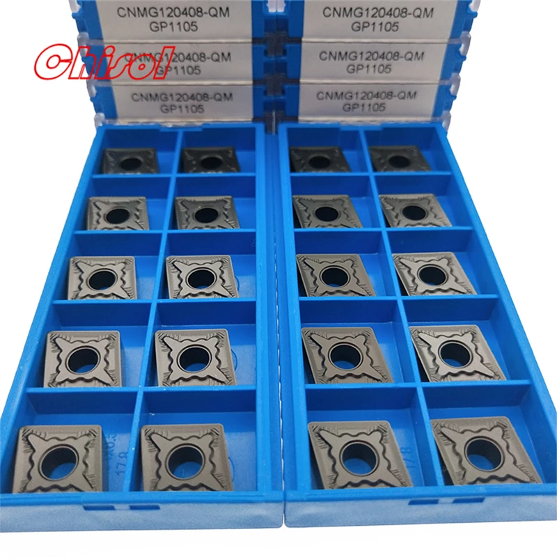 ЧПУ твердосплавный Токарные пластины CNMG120404-QM CNMG120408-QM CNMG120412-QM GP1105 GP1115 GP1125 Поворотная лопасть советы