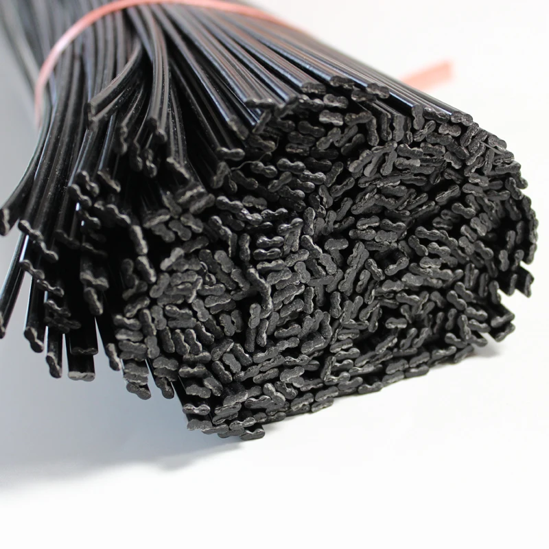 Инструменты для ремонта автомобиля качество 1 м длинные черные ABS стержни двойной Круглый 2,5x5,0 мм для пластиковой сварки бампера горячего воздуха пистолет пайки палочки