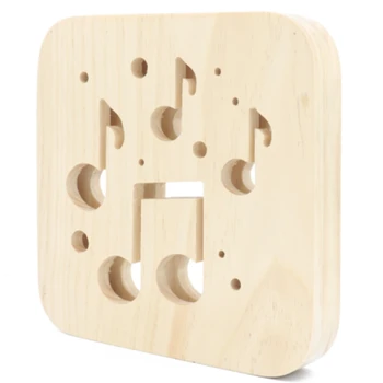 

Musical Notes Craft Atmosphere Lamp Wooden Carved Hollow Night Light USB LED Baby Children Room Desktop Decoration
