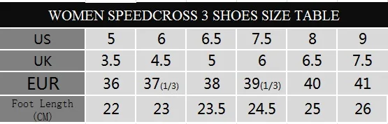Salomon speed Cross 3 CS дышащие кроссовки Воздухопроницаемый Кроссовки Zapatillas solomon альпинистская Спортивная уличная Женская походная обувь