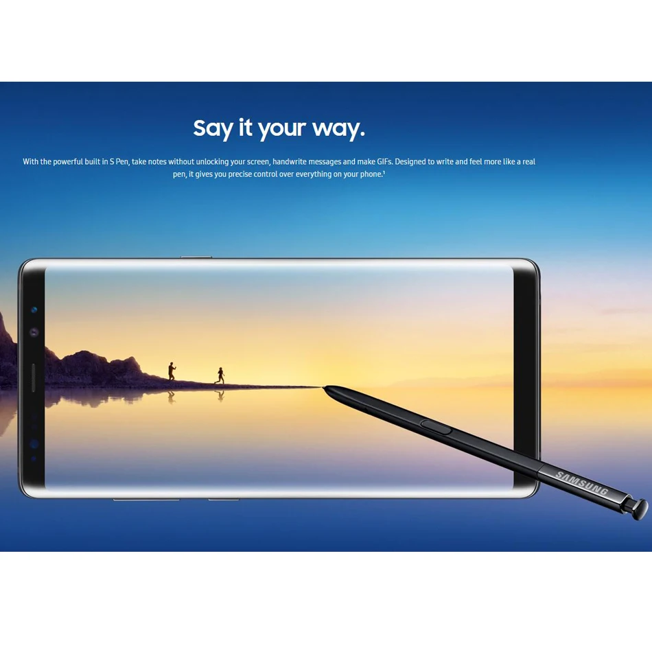 Европейская версия samsung Galaxy Note 8 Note8 N950F мобильный телефон 6 ГБ ОЗУ 64 Гб ПЗУ 6," Exynos 8895 NFC 4G Android телефон