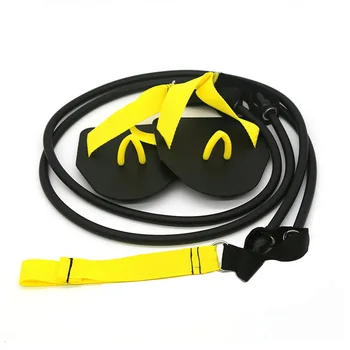 

Swim Paddle Workout Equipment Pilates Black Pull Rope Arm Strength Trainer 60 Pounds Resistance Bands Fitness Gym Stretch Adult