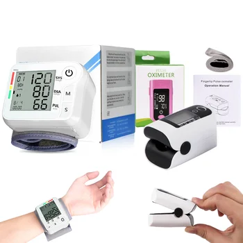 

Finger Pulse Oximeter Blood Oxygen Saturation Meter Fingertip Pulsoximeter Blood Pressure Monitor BP Heart Rate Pulse Meter