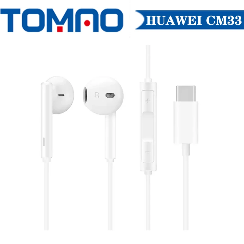 Katholiek Correspondentie Wijde selectie New Huawei Cm33 Earphone Type-c In Ear Hearphone Headset Mic Volume For  Huawei Mate 10 20 Pro 20 X Rs P 10 20 30 P20 Lite Phone - Earphones &  Headphones - AliExpress