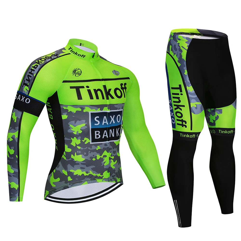 Лаванда Тинькофф saxo bank с длинным рукавом Ropa Ciclismo Майки для велоспорта/осень горный велосипед Костюмы/гоночный велосипед - Цвет: Лаванда