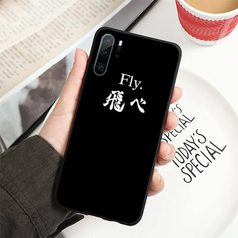 Huawei dustproof case haikyuu Anime Phone Case For Huawei P20 P30 P40 lite Pro P Smart 2019 huawei phone cover