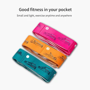 

Yoga Stretch Strap Latex Resistance Nylon Elastic Bands Latin Dance Band Split Stretching Tenacity Gym Training Fitness Tool