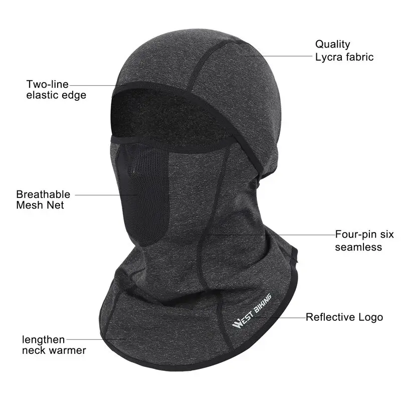 Winter Breathable Mask Riding Hood Wind And Cold Protection Face Outdoor Warm Mask