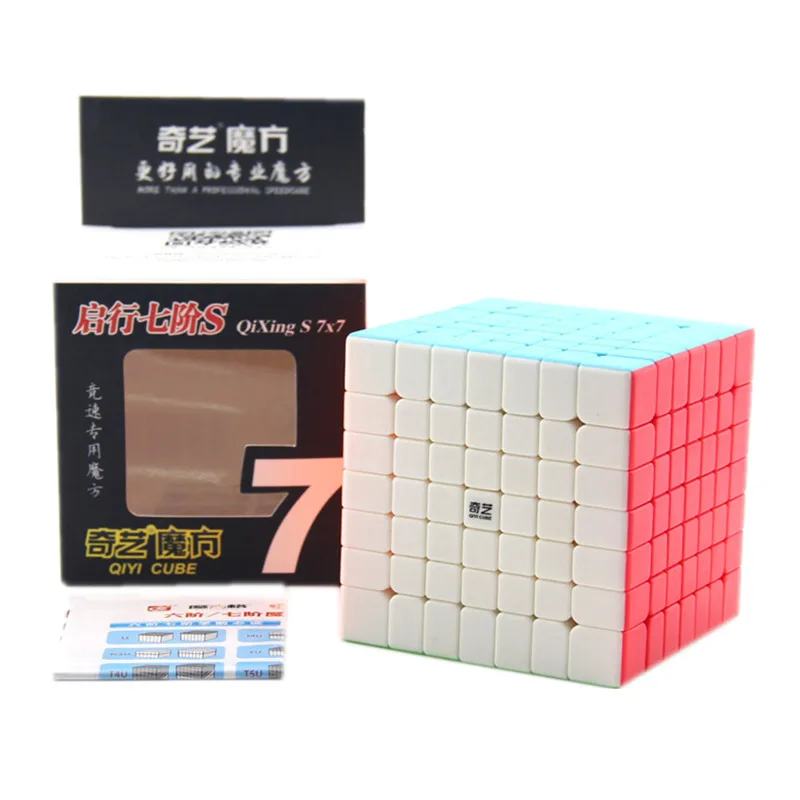 XMD Qiyi QiXing S 7x7x7 куб 7 см Qixing stickerless 7x7 Волшебная головоломка профессиональные Развивающие игрушки для детей