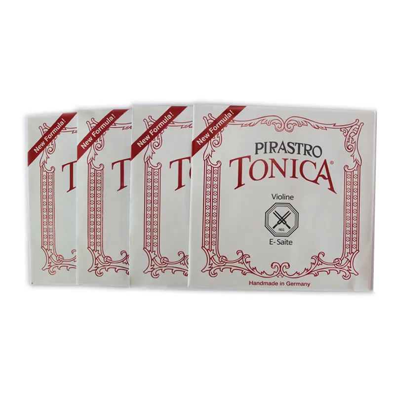 4 шт./компл. Пирастро Tonica скрипки струны, E, красные/зеленые/голубые/желтые/D нейлон o строки 4/4 3/4 2/4 1/4 Высокое качество аксессуары