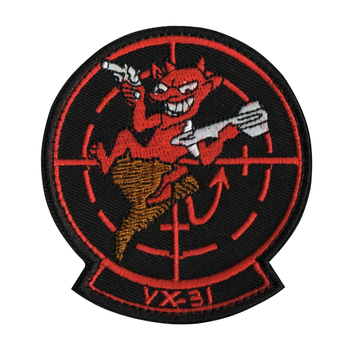 VX-31 Топ пистолет полета тест MAVERICK Ranger патч Vf-1 VX-31 Tomcat США ВМС истребитель оружие школа значок эскадрильи патчи для куртки - Цвет: VX-31