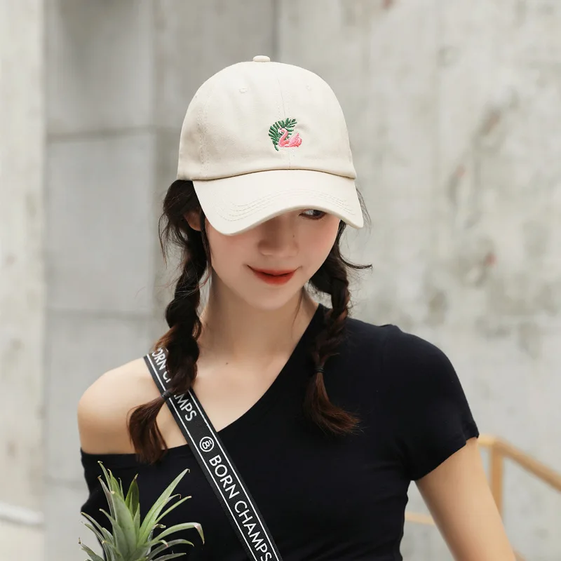 Японская шляпа в студенческом стиле, Корейская летняя модная Женская бейсбольная кепка, Корейская версия маленького лебедя с вышивкой, кепка ti