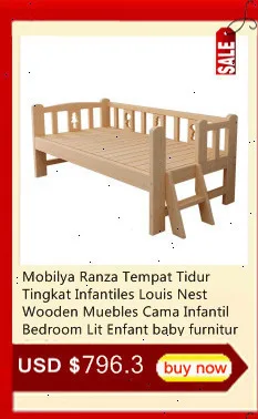 Детская кроватка «мобиля» Yatak Cocuk Yataklari Litera Infantiles Wood Cama Infantil Lit Enfant Muebles мебель для спальни детская кровать