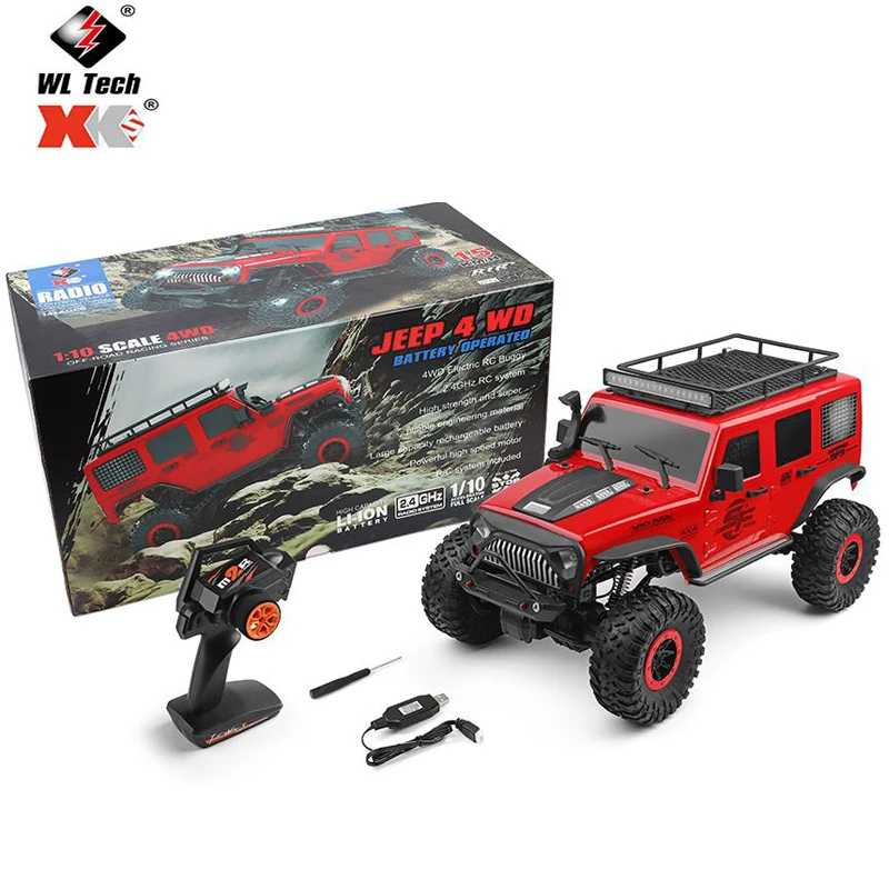WLtoys 104311 1/10 2 4G 4x4 гусеничный 280 щеточный мотор RC автомобиль пустыня горных пород