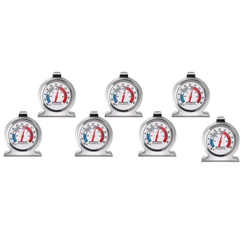 

7Pack Stainless Steel Refrigerator Freezer Thermometer Large Dial Thermometer with Instant Read for Freezer