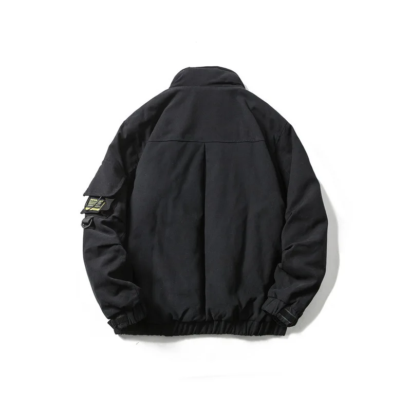 Natural And of New Style Brushed Canvas Jacket Style Cotton Coat Men's Winter Thick Cotton Clothes Popular Brand Coat