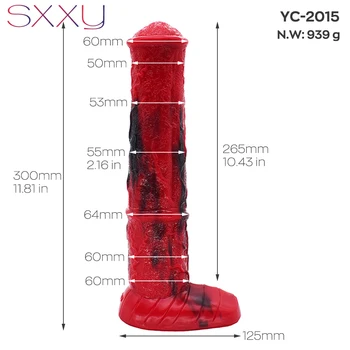 SXXY Animal Dog Dildo with Knot for Women Vagina Massage Realistic Fantasy Horse Penis Huge Stallion Cock Donkey Anal Sex Toys 5