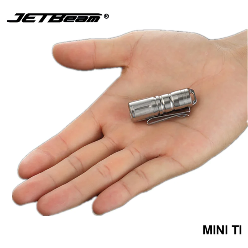 Jetbeam мини Ti Cree XP G2 СВЕТОДИОДНЫЙ титановый мини фонарик 10180 литий-ионный микро перезаряжаемый EDC вращающийся режим изменения освещения