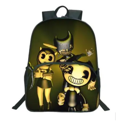 Bendy and The Ink Machine, рюкзак для мальчиков и девочек, Мультяшные детские рюкзаки, известные игры, детские школьные сумки, рюкзак для книг - Цвет: photo color