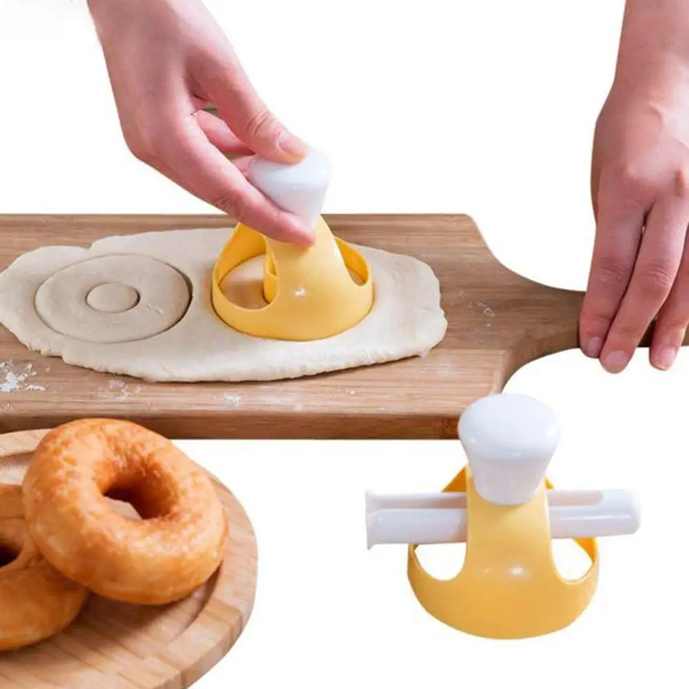 

1pc Multi-purpose Donut Mold Cake Cookies Dessert Mould Kitchen Plastic Utensils Baking Decorating Clip Tools Donut Gadgets V2R0