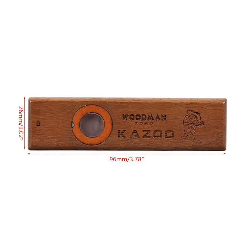 Деревянные Kazoos, изысканный инструмент легко и развлекаться для детей и людей Hum Song Q6PB