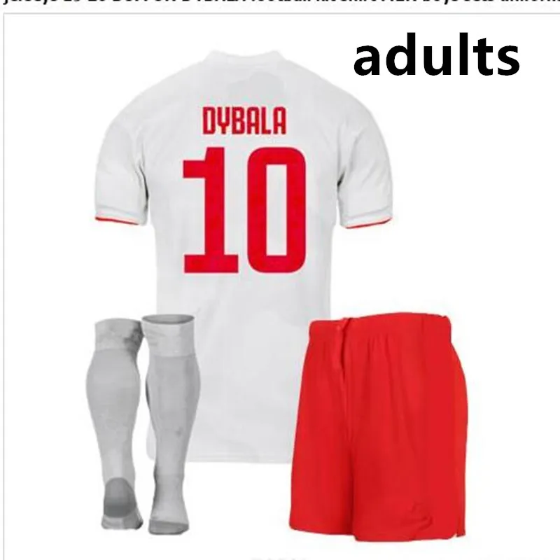 Комплект для взрослых+ носки juve Футбольная Футболка BUFFON Dybala DE LIGT Ramsey Ronaldo Kean футболка для взрослых 19/20 juve трикотажные изделия - Цвет: shirt