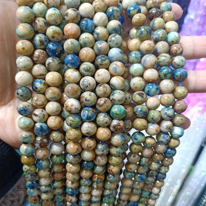 6/8/10mm Genuine Natural Phoenix Stone Beads For Jewelry