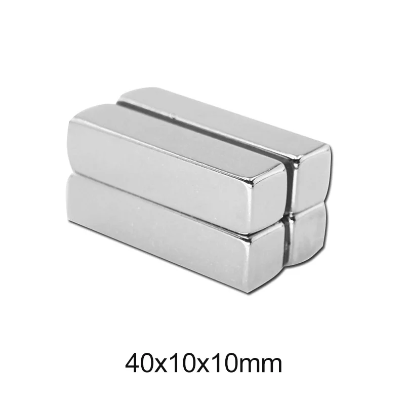 1 ~ 15 шт. 40x10x10 блок супер сильные магнитные магниты 40 мм * 10 постоянный неодимовый