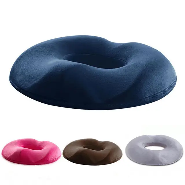 Coussin de siège en mousse à mémoire de forme, coussin de CÔTÉ cyx, siège médical, chaise de prostate, 1 pièce 2