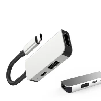 

USB3.1 Hub Type-C to HD+USB Adapter 3-in-1 Multi-functional Laptop Splitter Converter Dock usb splitter HUB HD 3-in-1 notebook