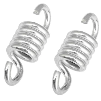 

2 Pieces Hammock Spring, Hardened Galvanized Iron Extension Spring for Hanging Hammock Chairs and Porch Swings