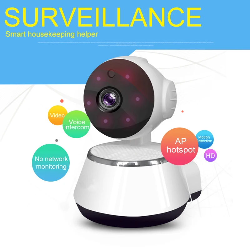 Home Security IP Camera WiFi Wireless Mini Network Camera Video Surveillance 720P Night Vision CCTV Camera Wifi Baby Monitor IR