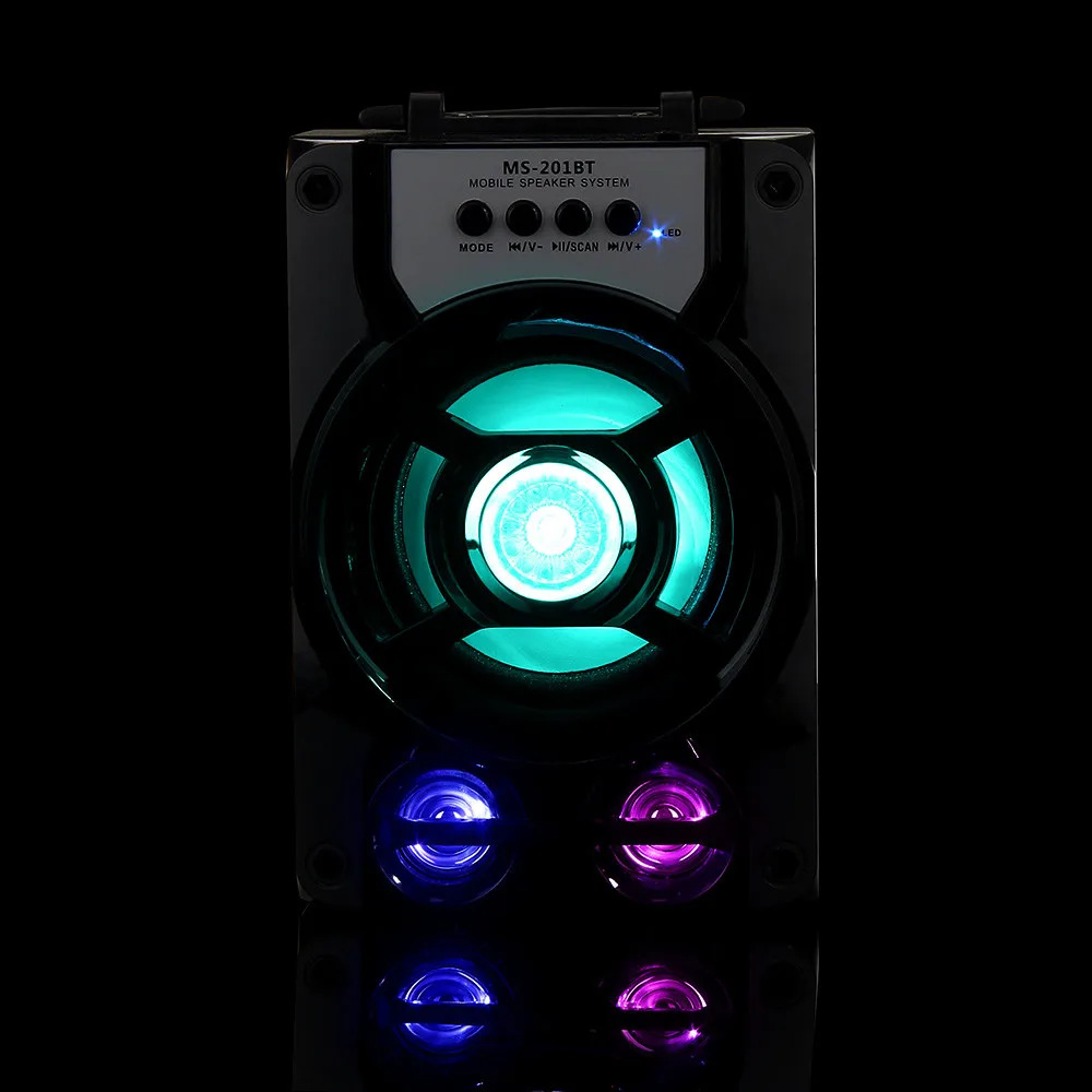 Высокое качество Bluetooth динамик s Открытый Bluetooth беспроводной портативный динамик супер бас с USB/TF/AUX/FM радио zz6