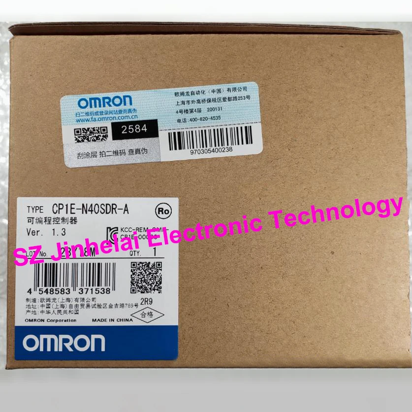 Новое и оригинальное CP1E-N40SDR-A OMRON PLC