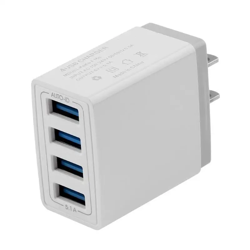 Универсальное зарядное устройство с 4 портами USB адаптер 4A зарядному устройству вилка европейского и американского мульти-портовый концентратор USB зарядное устройство для мобильного телефона зарядное устройство для зарядки