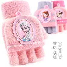 Оригинальные Дисней новые Холодное сердце Эльза Анна зимние перчатки плюшевые куклы мягкие варежки игрушки для детей Детские игрушки Рождественский подарок